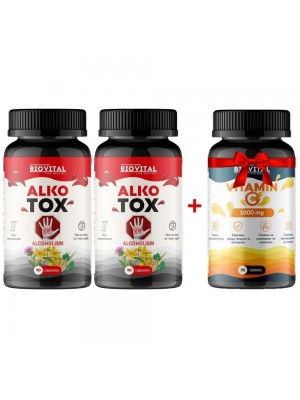 Алкотокс капсули 2 и 1 ПОДАРЪК при алкохолизъм