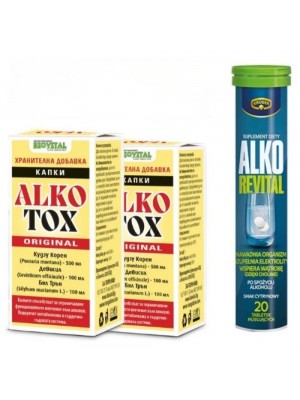Алкотокс капки 2 и 1 ПОДАРЪК при алкохолизъм