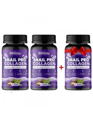Snail Pro Collagen, 180капс - за здрави стави и сухожилия